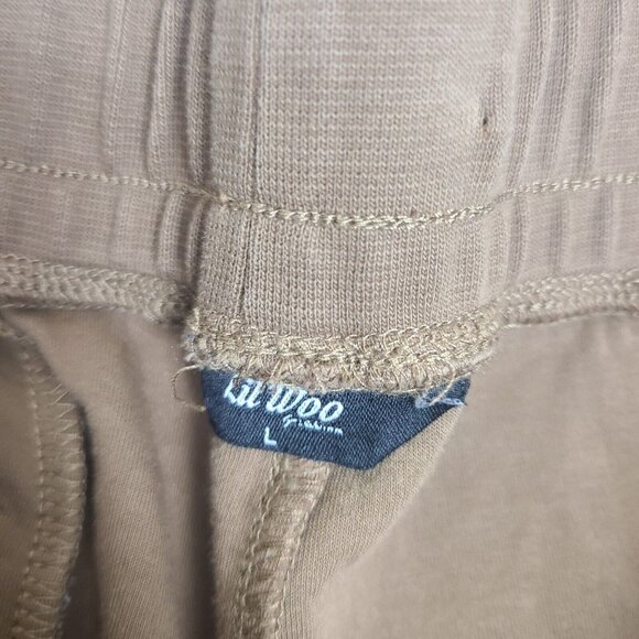 Lil Woo by Al Wissman Brown Shorts with Brown Logo Size Large - Picture 9 of 9
